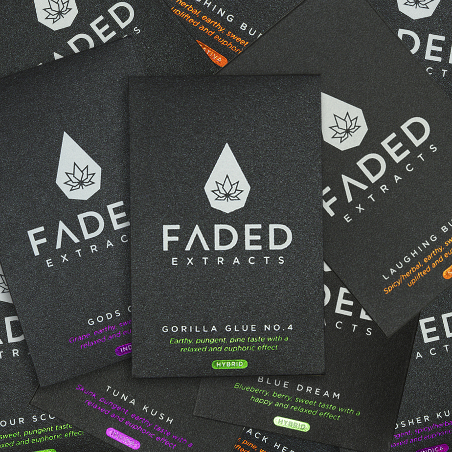 FADED CANNABIS CO.: PREMIUM SHATTERS [1G]
